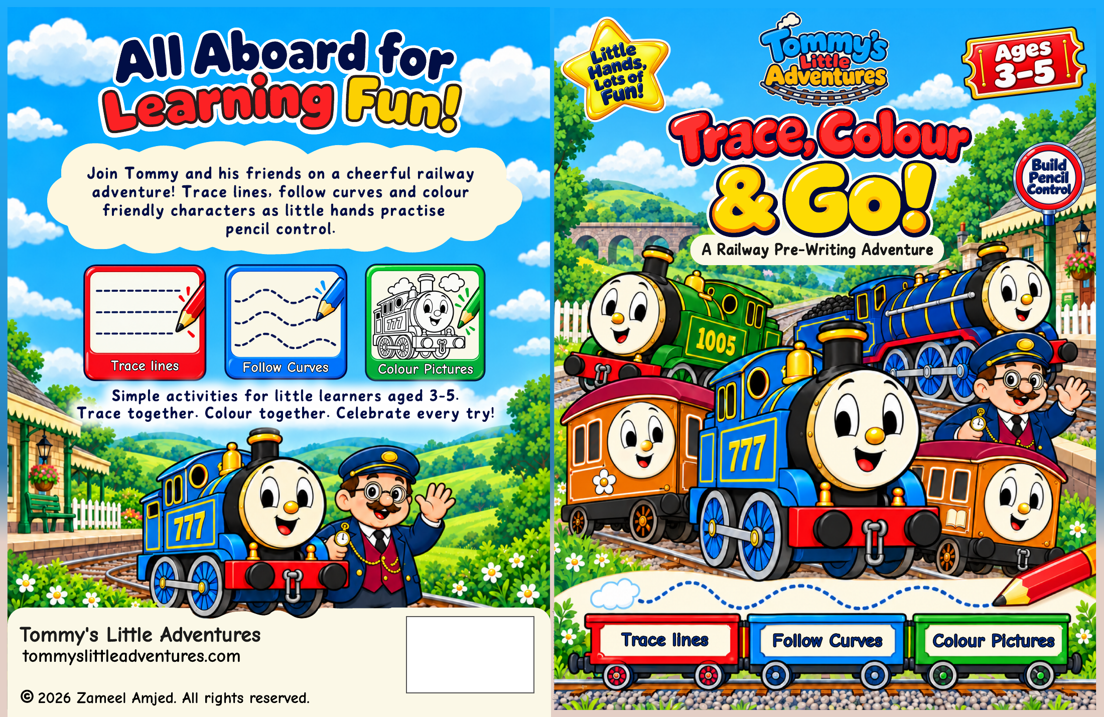 Original Trace, Colour and Go book front cover